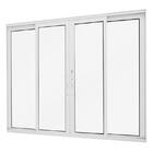 Janela De Alumínio 04 Folhas Branca Master - 100x200