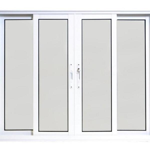 Janela De Alumínio 04 Folhas Branca Maxx - 100x120