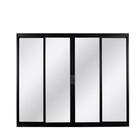 Janela De Alumínio 04 Folhas Branco Classic Com Vidro Fume -