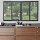 Janela De Alumínio 04 Folhas Classic Preto - 100x200