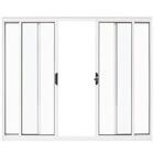 Janela De Alumínio 04 Folhas Fit Branca - 100x150