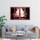 Janela De Alumínio 04 Folhas Madeirado Maxx - 100x160