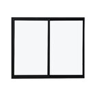 Janela De Alumínio 100x100cm 2 Folhas Fortline Atlântica Preto