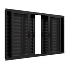 Janela De Aluminio 100x120cm 6 Folhas Com Fecho De Embutir Pr