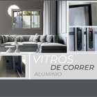 Janela De Alumínio 100x200cm 4 Folhas Com Fecho Embutido Bran