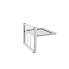 Janela De Alumínio 60x60cm Com Grade E Vidro Mini Boreal Soft