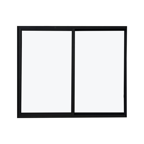 Janela De Alumínio 80x100cm 2 Folhas Fortline Atlântica Preto