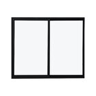 Janela De Alumínio 80x100cm 2 Folhas Fortline Atlântica Preto