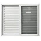 Janela De Alumínio  Veneziana 3 Folhas Com Tela Mosquiteira