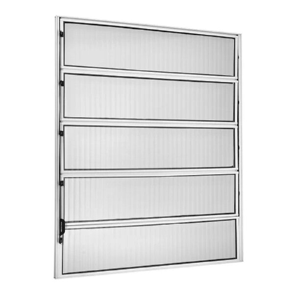 Janela De Aluminio Basculante 100x100cm Ecosul Natural