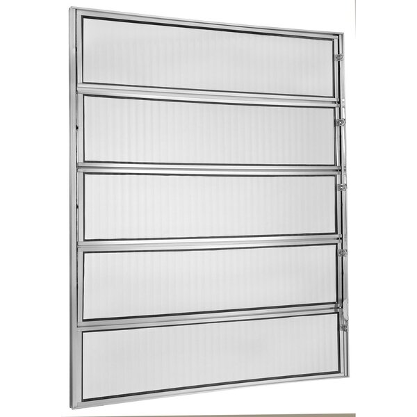 Janela De Alumínio Basculante 100x60cm 1 Secção 5 Básculas Ec