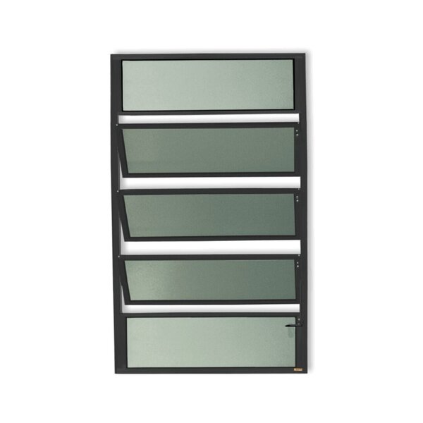 Janela De Alumínio Basculante 100x60cm Vidro Mini Boreal Plus