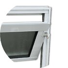 Janela De Alumínio Basculante 2 Seções 100x120cm Vidro Espelh