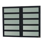 Janela De Alumínio Basculante 2 Seções 100x200cm Vidro Mini B