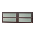 Janela De Alumínio Basculante 2 Seções 40x120cm Vidro Mini Bo