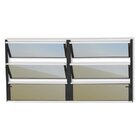 Janela De Alumínio Basculante 2 Seções 60x120cm Vidro Espelha