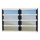 Janela De Alumínio Basculante 2 Seções 80x150cm Vidro Espelha