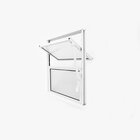 Janela De Alumínio Basculante 40x40cm Linha Plus Lux Esquadri