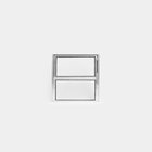 Janela De Alumínio Basculante 40x40cm Natural Brilhante Linha