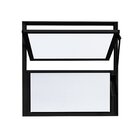 Janela De Alumínio Basculante 40x60cm Fortline Atlântica Preto