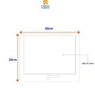 Janela De Aluminio Basculante 50x50cm Soft Preto