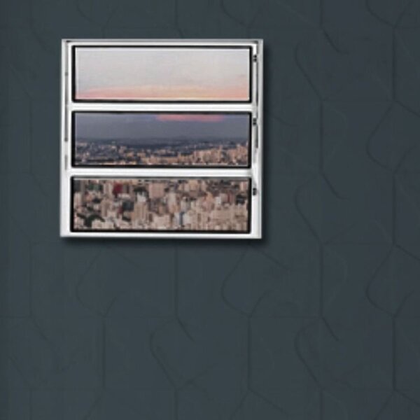 Janela De Alumínio Basculante 60x100cm Linha Plus Lux Esquadr