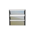 Janela De Alumínio Basculante 60x100cm Vidro Espelhado Plus B