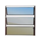 Janela De Alumínio Basculante 60x60cm Vidro Espelhado Master