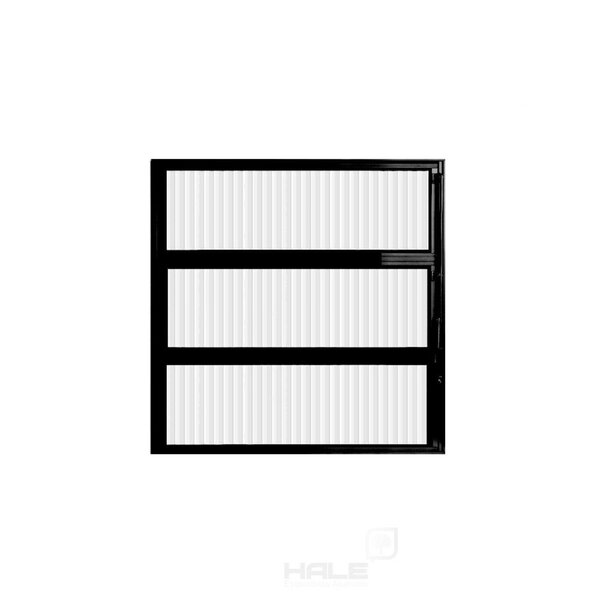 Janela De Alumínio Basculante 60x80cm Hale Esquadrias Preto