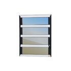 Janela De Alumínio Basculante 80x100cm Vidro Espelhado Elite