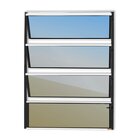 Janela De Alumínio Basculante 80x100cm Vidro Espelhado Master