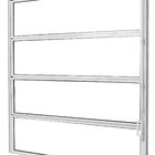 Janela De Alumínio Basculante 80x80cm Fortline Atlântica Bran