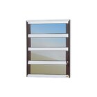 Janela De Alumínio Basculante 80x80cm Vidro Espelhado Elite B