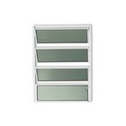 Janela De Alumínio Basculante 80x80cm Vidro Mini Boreal Plus