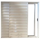 Janela De Alumínio Branco Veneziana De Correr 3 Folhas Sem Gr