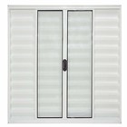 Janela De Alumínio Branco Veneziana De Correr 6 Folhas Sem Gr