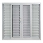 Janela De Alumínio Branco Veneziana De Correr 6 Folhas Suprem