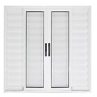 Janela De Alumínio Branco Veneziana De Correr 6 Folhas Suprem