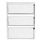 Janela De Alumínio Branco Vitro Basculante Atlântica Fortline