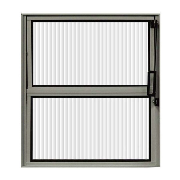 Janela De Alumínio Branco Vitro Basculante Hale Esquadrias -