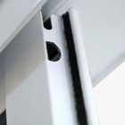 Janela De Alumínio Branco Vitro De Correr 2 Folhas Móveis Sup