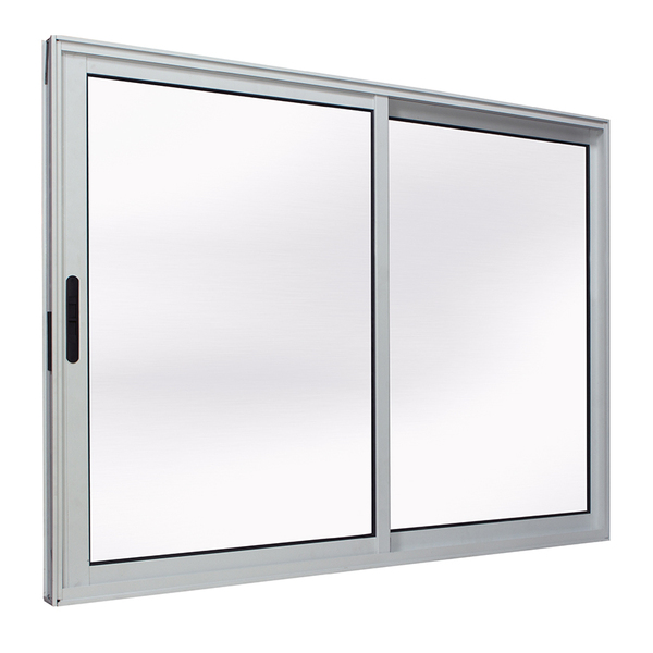 Janela De Alumínio Branco Vitro De Correr 2 Folhas Móveis Sup