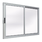 Janela De Alumínio Branco Vitro De Correr 2 Folhas Móveis Sup