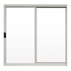 Janela De Alumínio Branco Vitro De Correr 2 Folhas Sem Grade