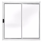 Janela De Alumínio Branco Vitro De Correr 2 Folhas Sem Grade