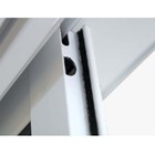 Janela De Alumínio Branco Vitro De Correr 4 Folhas Sem Grade