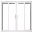 Janela De Alumínio Branco Vitro De Correr 4 Folhas Suprema Se