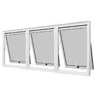 Janela De Alumínio Branco Vitro Máximo Ar 3 Módulos Suprema C