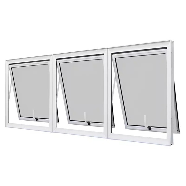 Janela De Alumínio Branco Vitro Máximo Ar 3 Módulos Suprema C