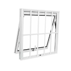 Janela De Alumínio Branco Vitro Máximo Ar Com Grade Suprema C